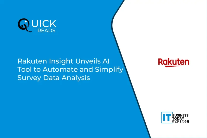 Rakuten Insight Unveils AI Tool to Automate and Simplify Survey Data Analysis