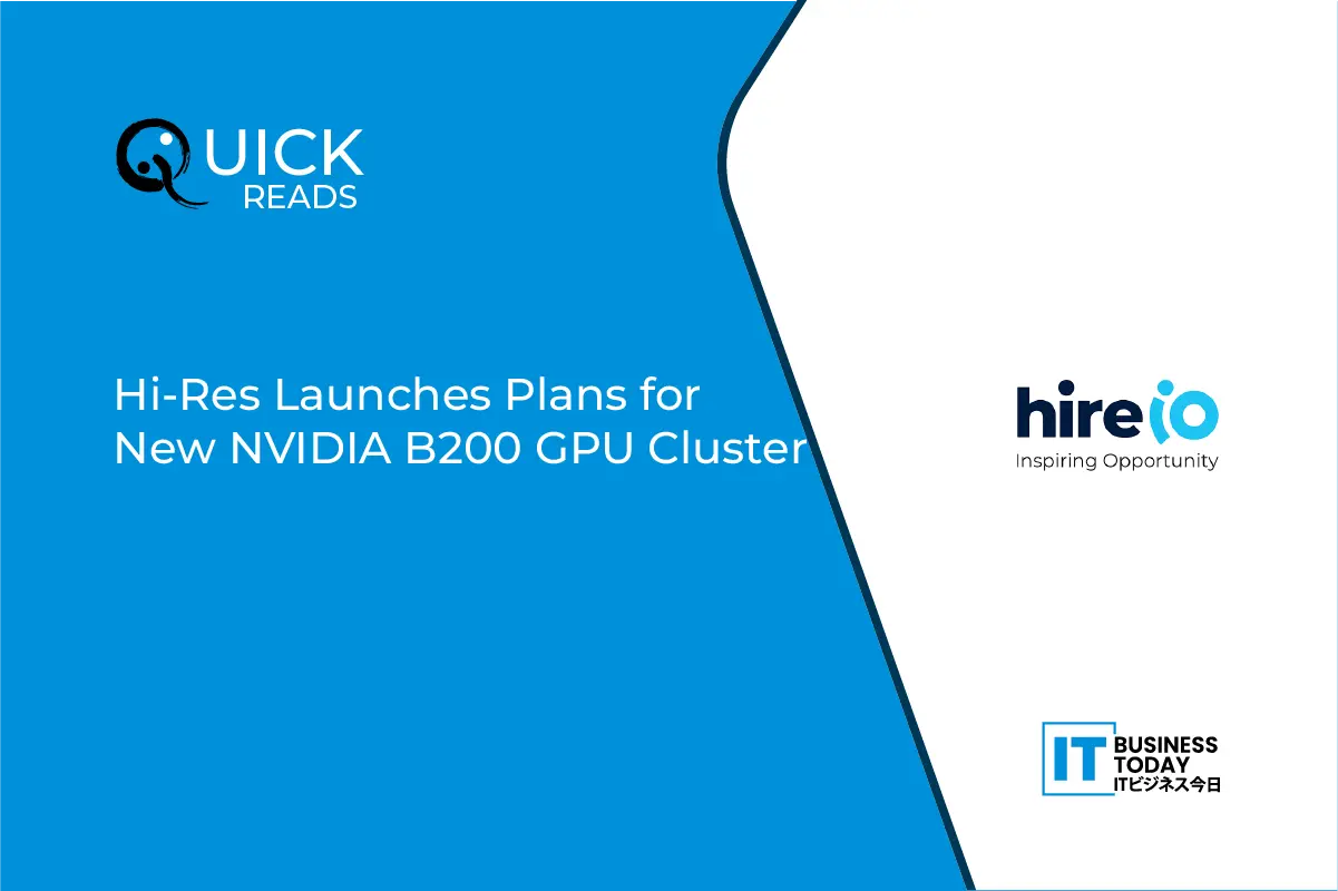 Hi-Res Unveils Plans for NVIDIA B200 Multi-Node Cluster