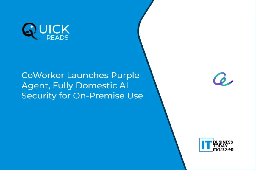 CoWorker Launches Purple Agent, Fully Domestic AI Security for On-Premise Use