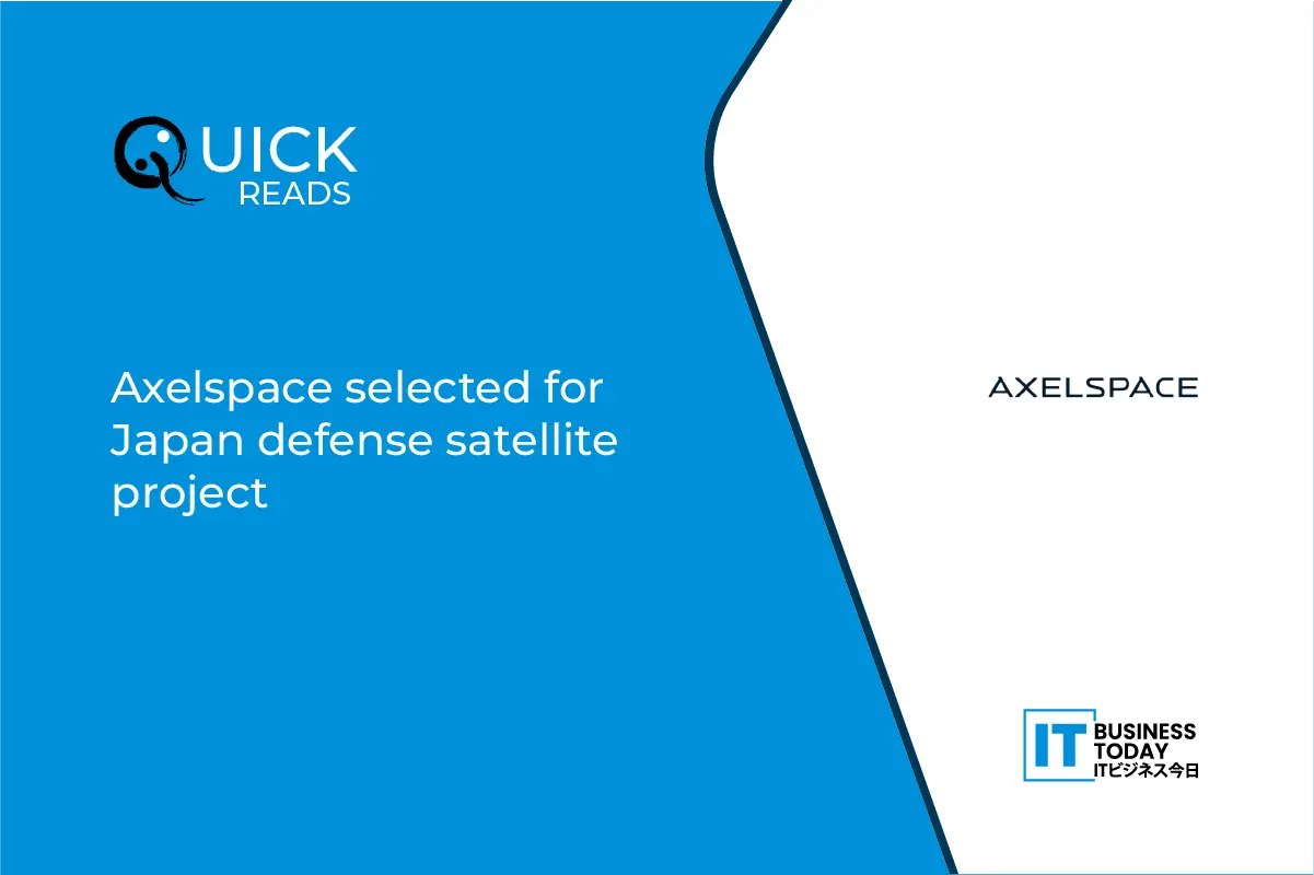 Axelspace selected for Japan defense satellite project